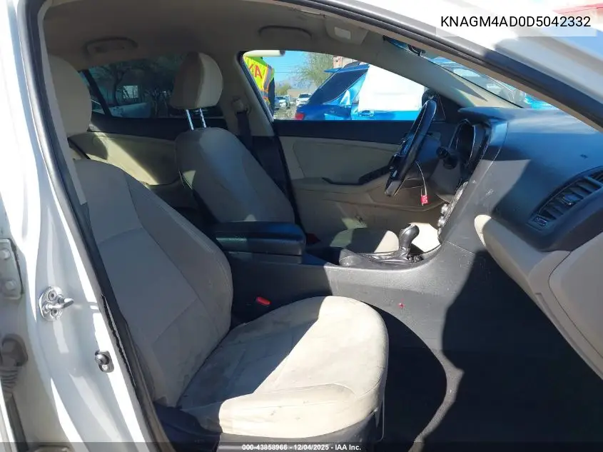 KNAGM4AD0D5042332 2013 Kia Optima Hybrid Lx