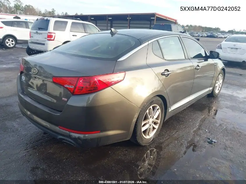 5XXGM4A77DG242052 2013 Kia Optima Lx