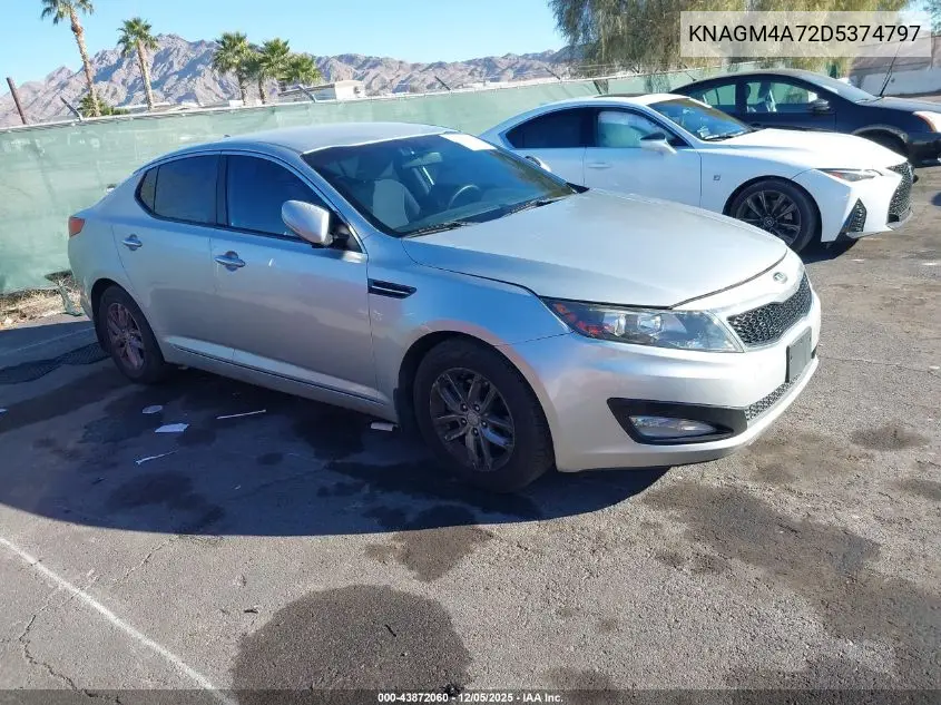KNAGM4A72D5374797 2013 Kia Optima Lx