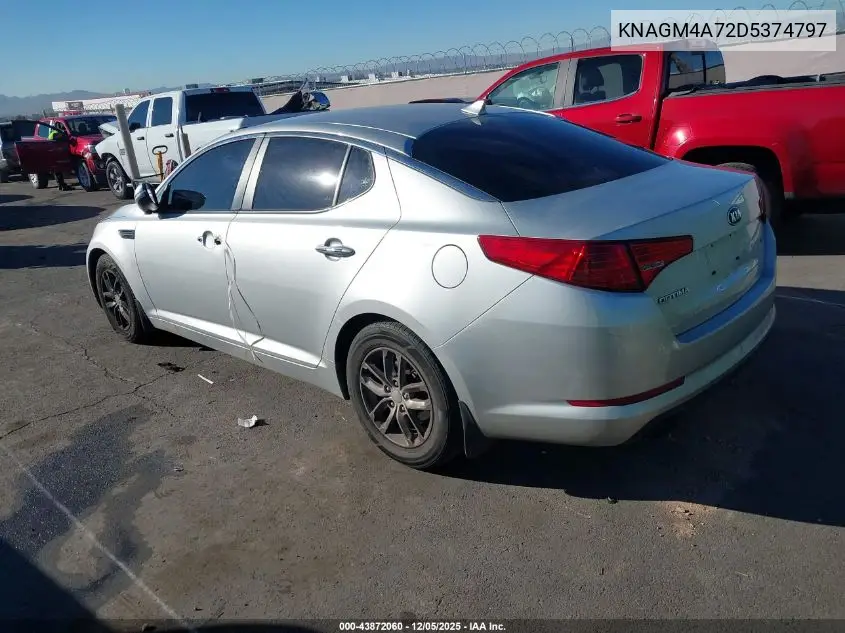 KNAGM4A72D5374797 2013 Kia Optima Lx