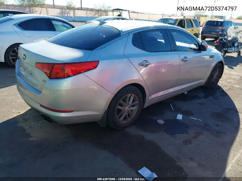 KNAGM4A72D5374797 2013 Kia Optima Lx