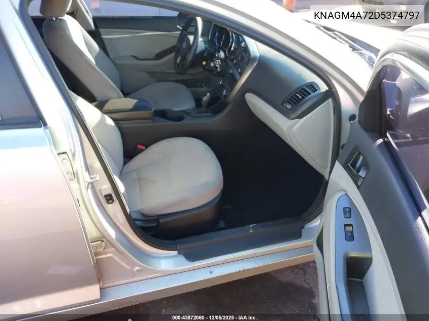 KNAGM4A72D5374797 2013 Kia Optima Lx