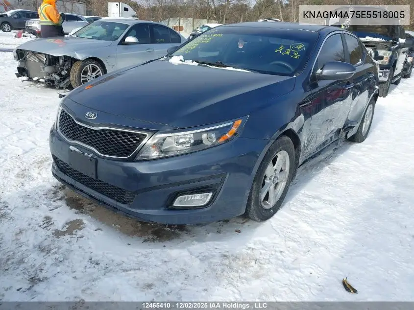 KNAGM4A75E5518005 2014 Kia Optima Lx