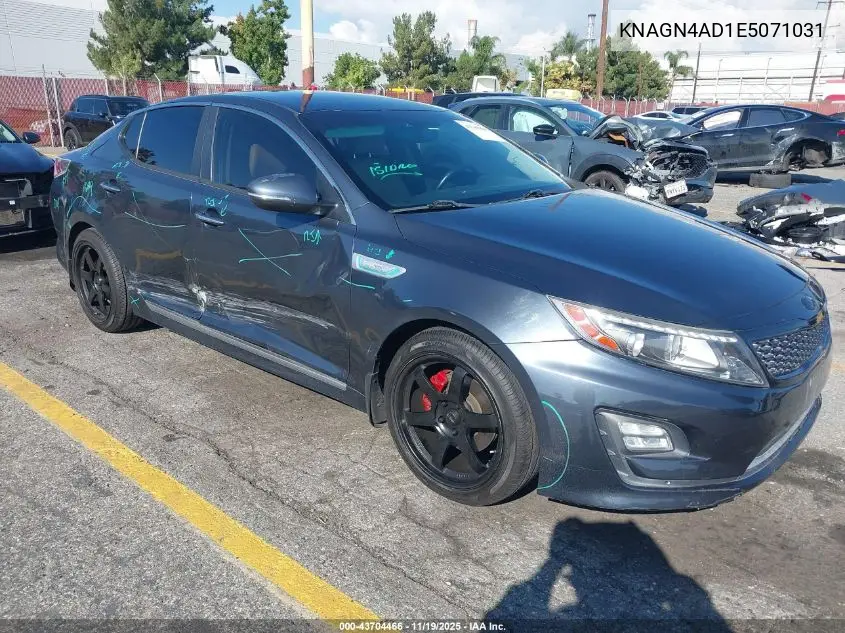 KNAGN4AD1E5071031 2014 Kia Optima Hybrid Ex