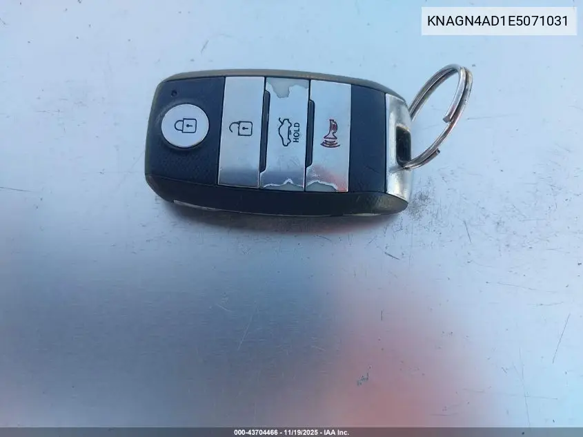 KNAGN4AD1E5071031 2014 Kia Optima Hybrid Ex