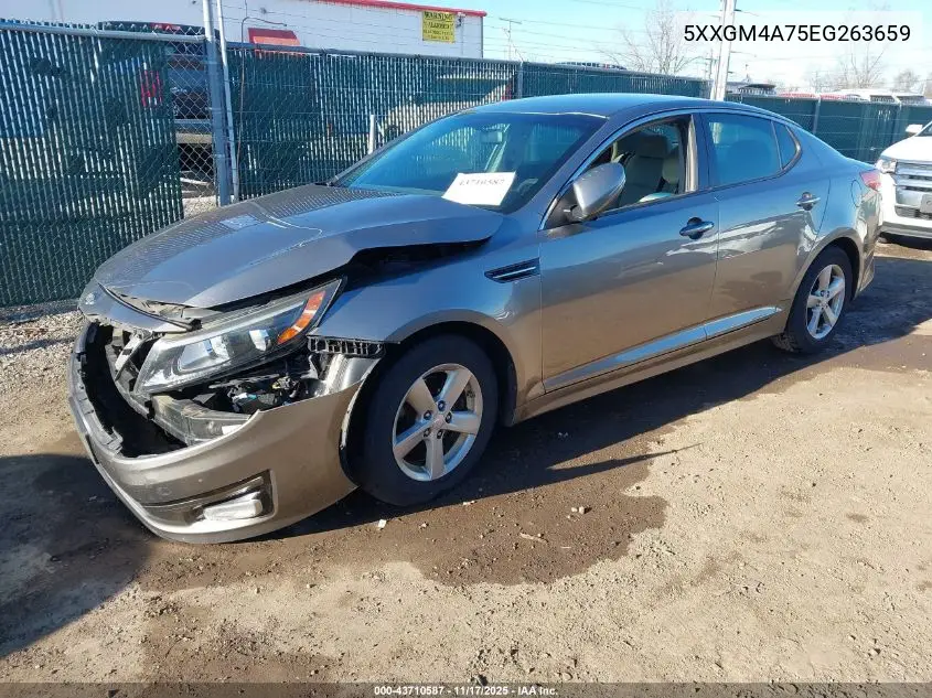5XXGM4A75EG263659 2014 Kia Optima Lx