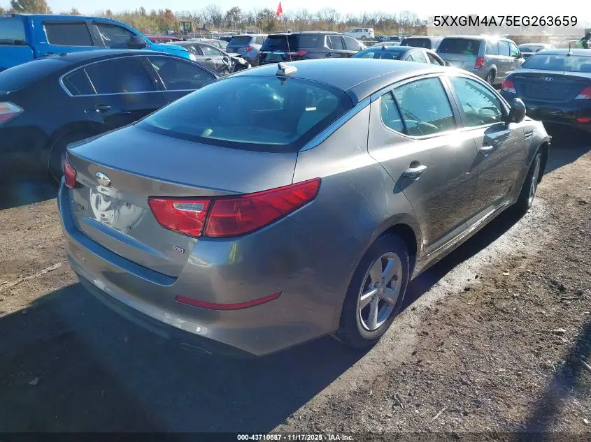 5XXGM4A75EG263659 2014 Kia Optima Lx