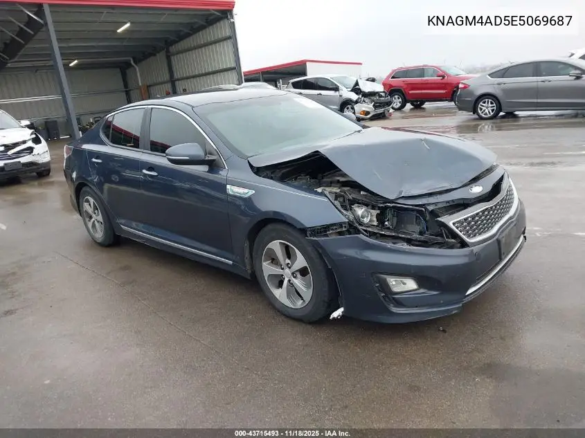 KNAGM4AD5E5069687 2014 Kia Optima Hybrid Lx