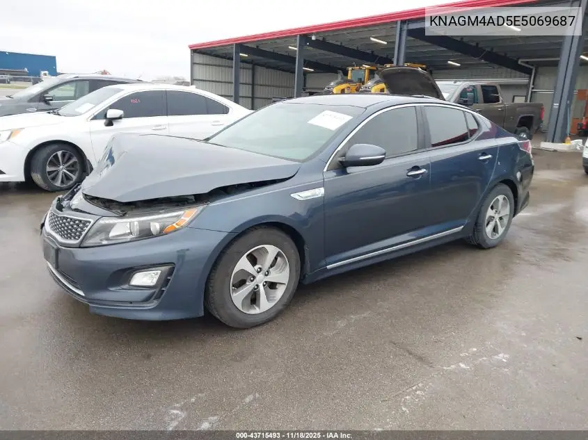 KNAGM4AD5E5069687 2014 Kia Optima Hybrid Lx