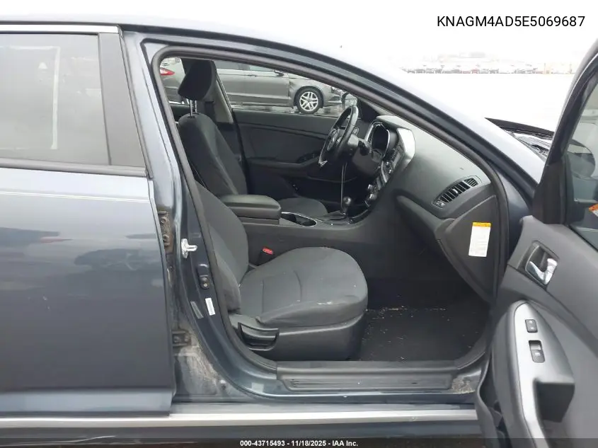 KNAGM4AD5E5069687 2014 Kia Optima Hybrid Lx