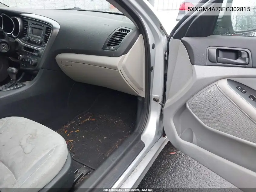 5XXGM4A73EG302815 2014 Kia Optima Lx