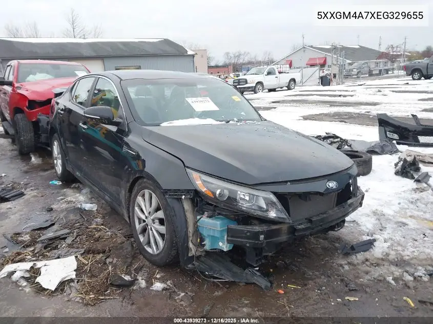 5XXGM4A7XEG329655 2014 Kia Optima Lx