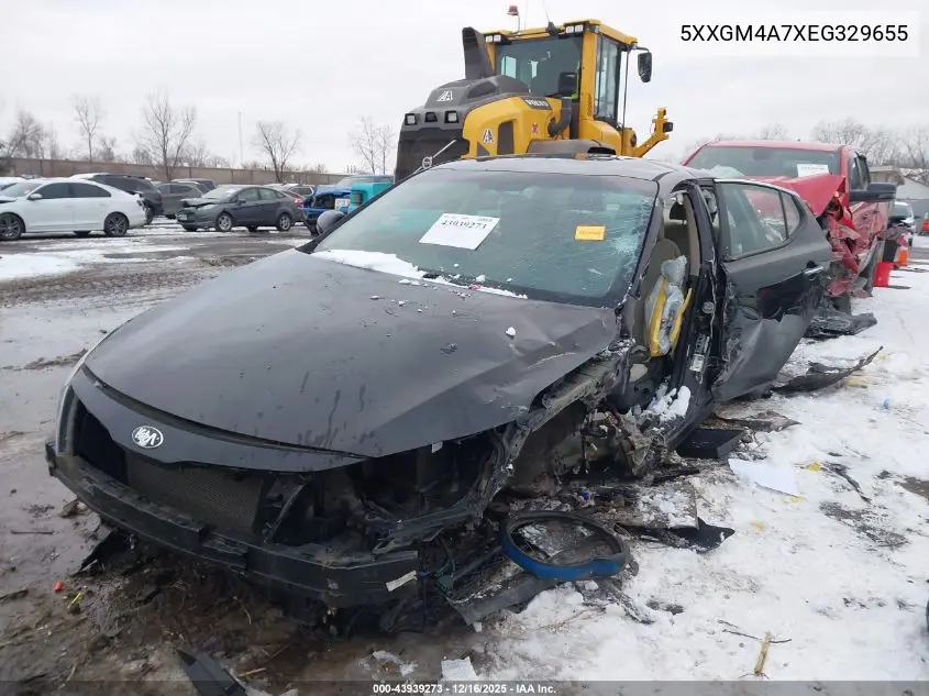 5XXGM4A7XEG329655 2014 Kia Optima Lx