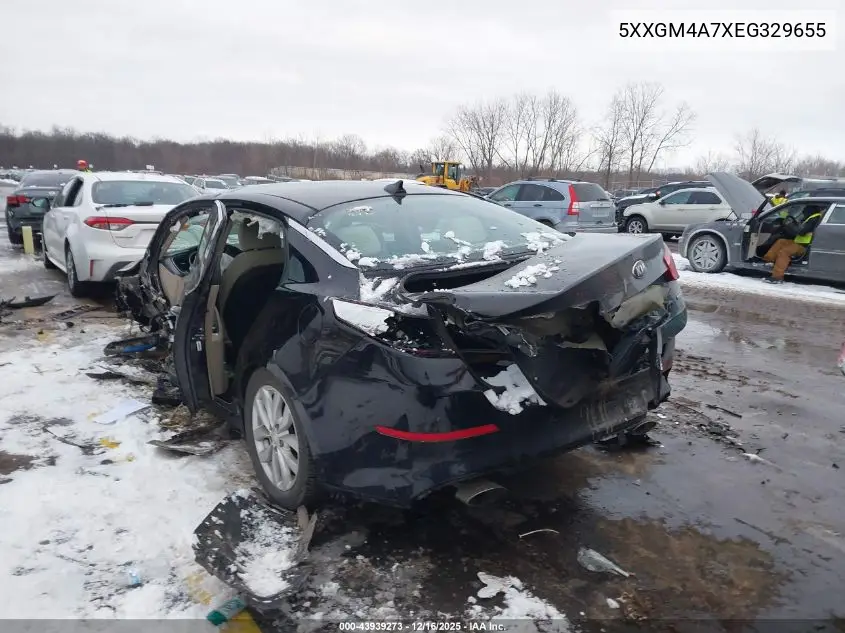 5XXGM4A7XEG329655 2014 Kia Optima Lx