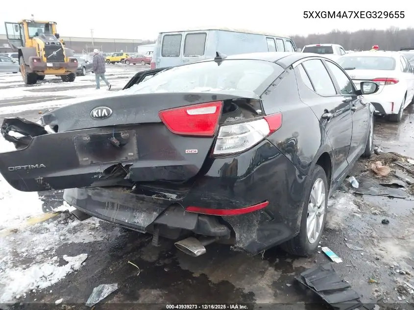5XXGM4A7XEG329655 2014 Kia Optima Lx