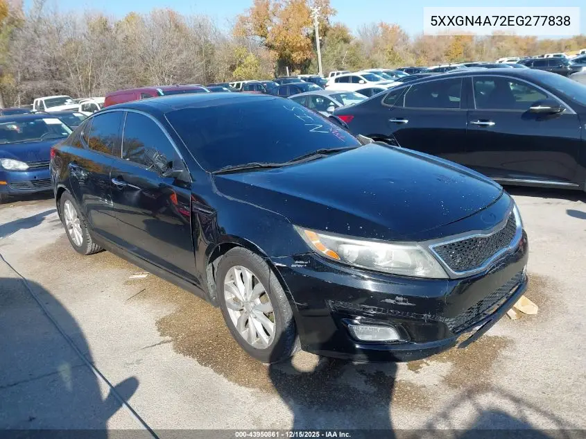 5XXGN4A72EG277838 2014 Kia Optima Ex
