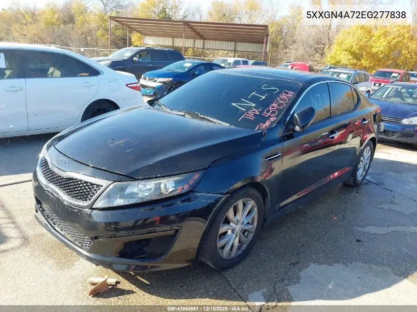 5XXGN4A72EG277838 2014 Kia Optima Ex