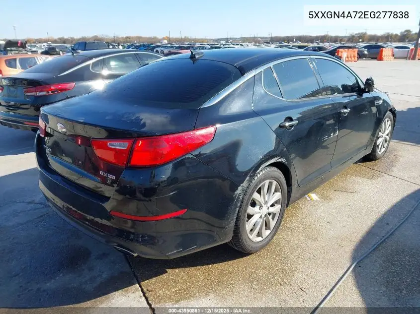 5XXGN4A72EG277838 2014 Kia Optima Ex