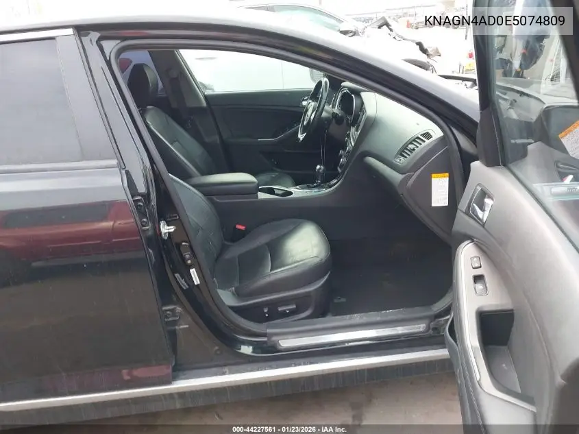 KNAGN4AD0E5074809 2014 Kia Optima Hybrid Ex