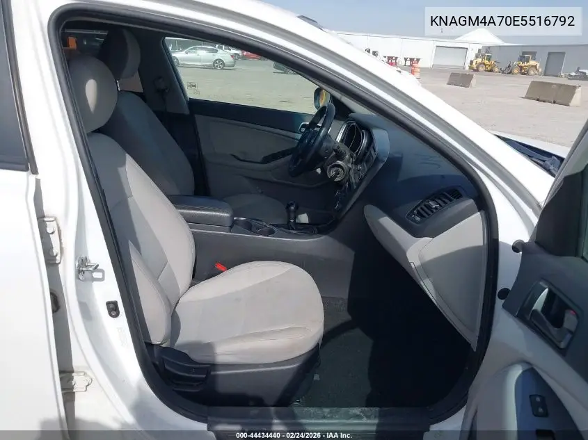 KNAGM4A70E5516792 2014 Kia Optima Lx