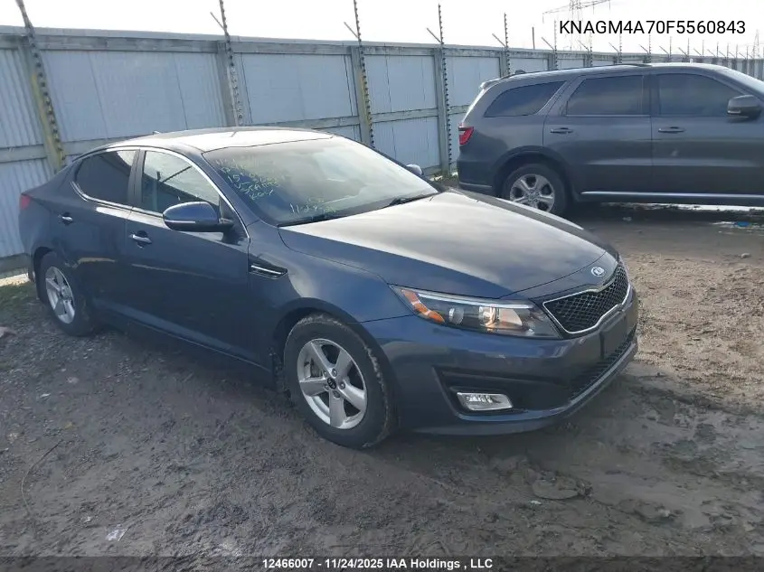 KNAGM4A70F5560843 2015 Kia Optima Lx