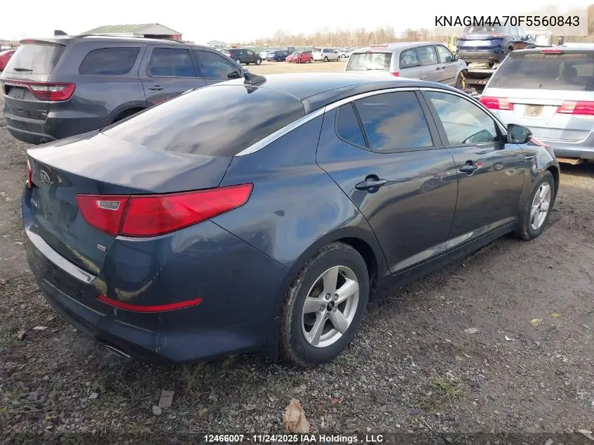 KNAGM4A70F5560843 2015 Kia Optima Lx