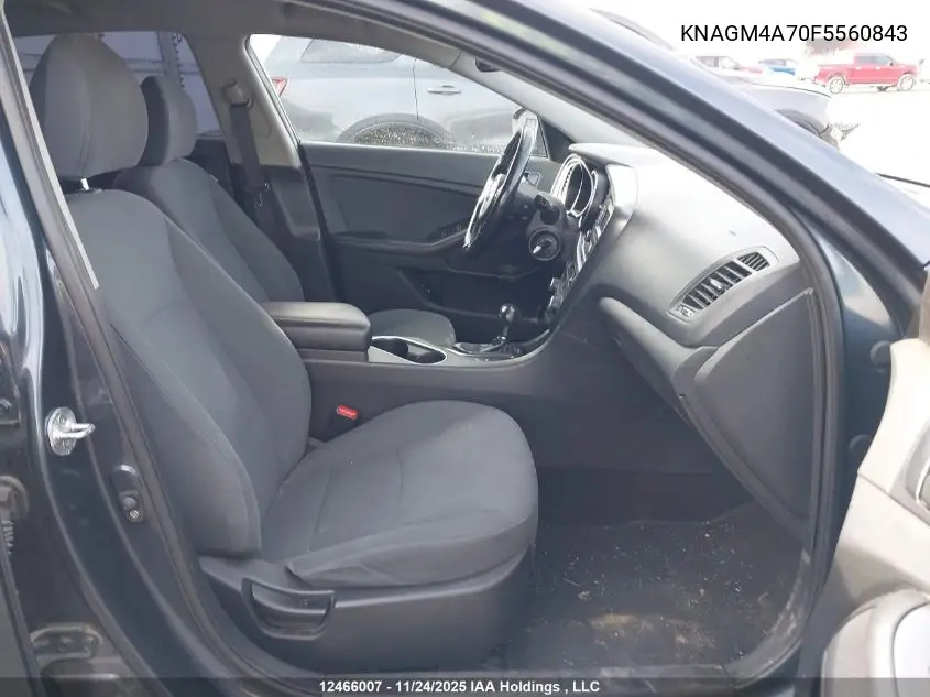 KNAGM4A70F5560843 2015 Kia Optima Lx