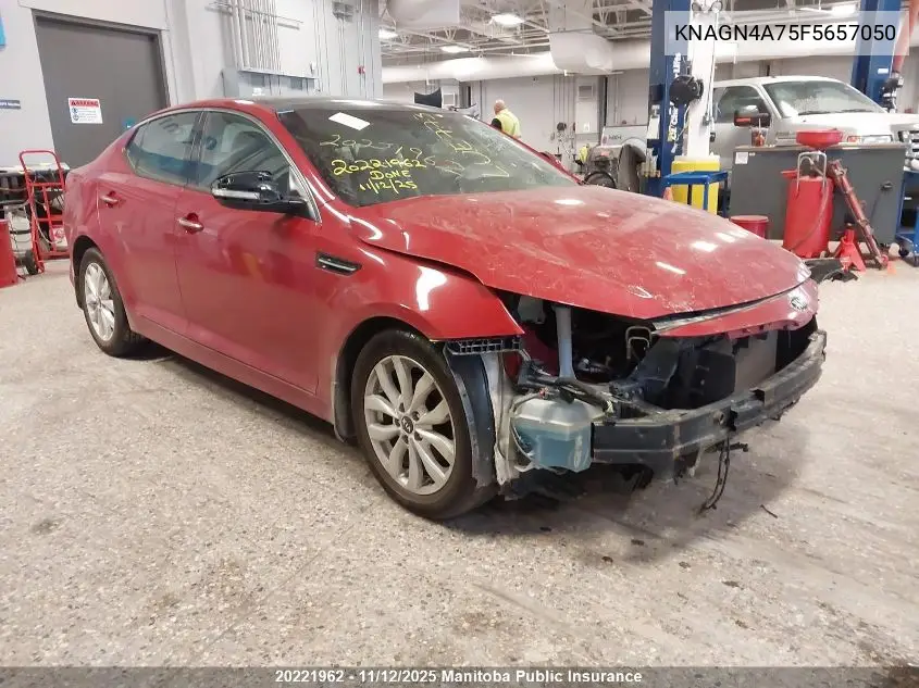 KNAGN4A75F5657050 2015 Kia Optima Ex
