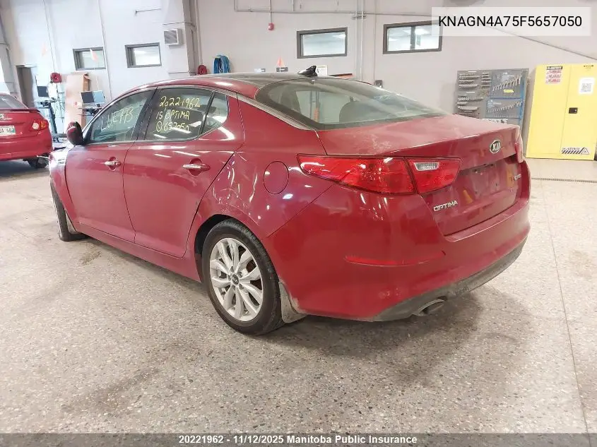 KNAGN4A75F5657050 2015 Kia Optima Ex