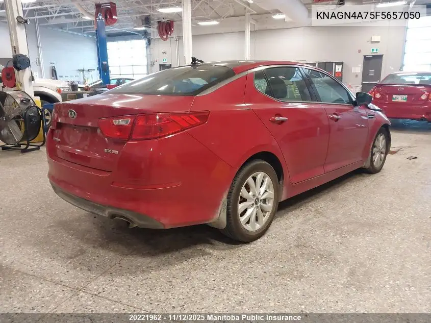 KNAGN4A75F5657050 2015 Kia Optima Ex
