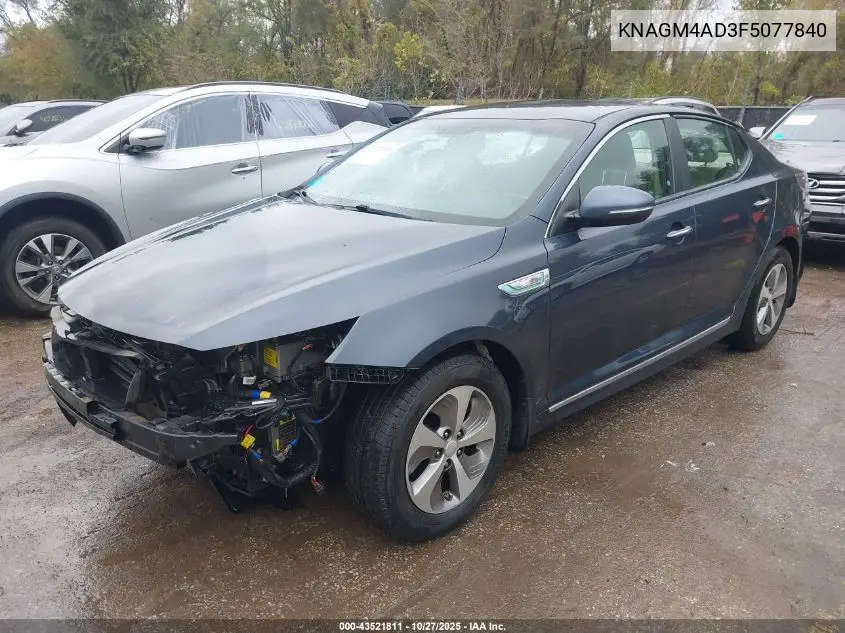 KNAGM4AD3F5077840 2015 Kia Optima Hybrid