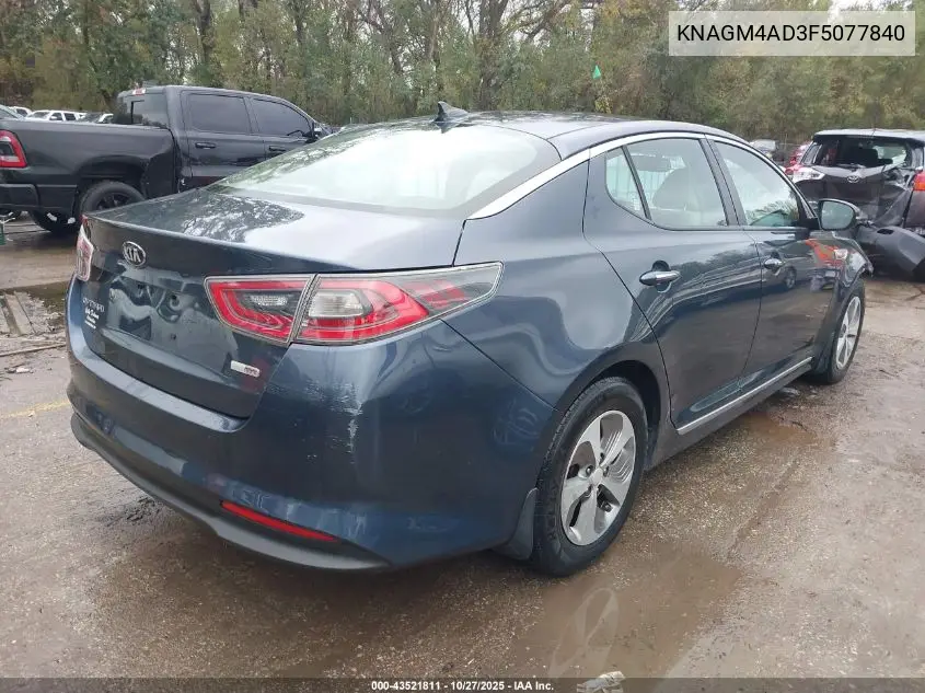 KNAGM4AD3F5077840 2015 Kia Optima Hybrid
