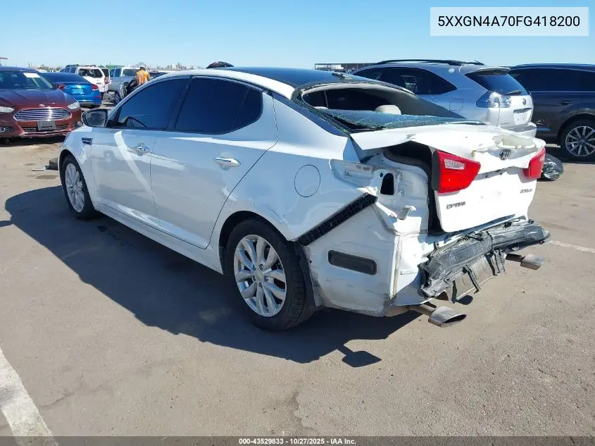 5XXGN4A70FG418200 2015 Kia Optima Ex
