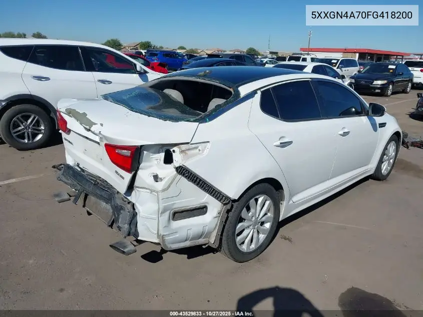 5XXGN4A70FG418200 2015 Kia Optima Ex