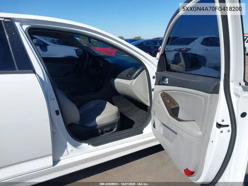 5XXGN4A70FG418200 2015 Kia Optima Ex