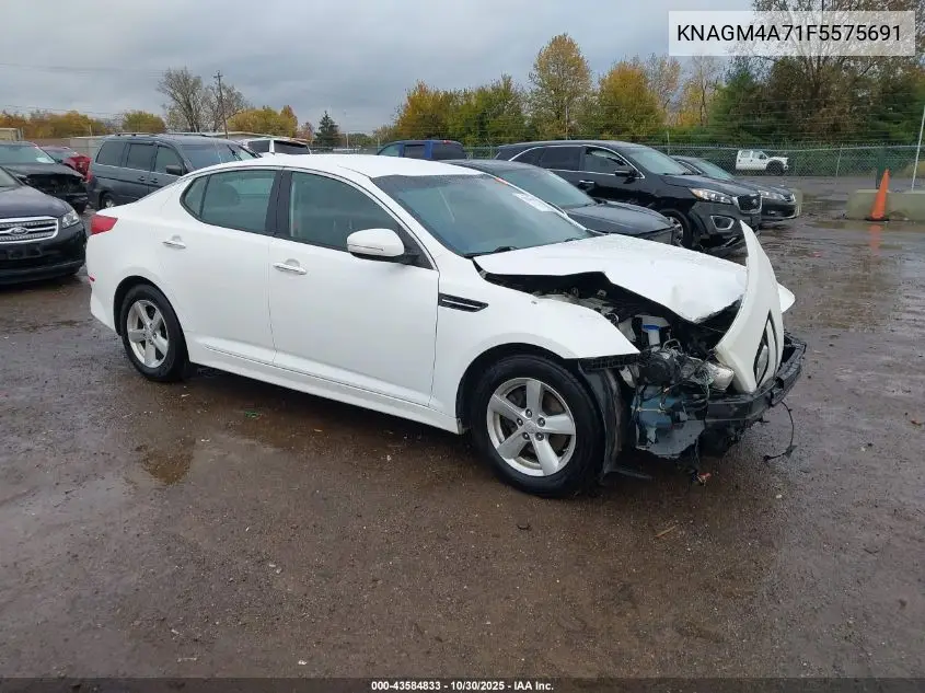 KNAGM4A71F5575691 2015 Kia Optima Lx
