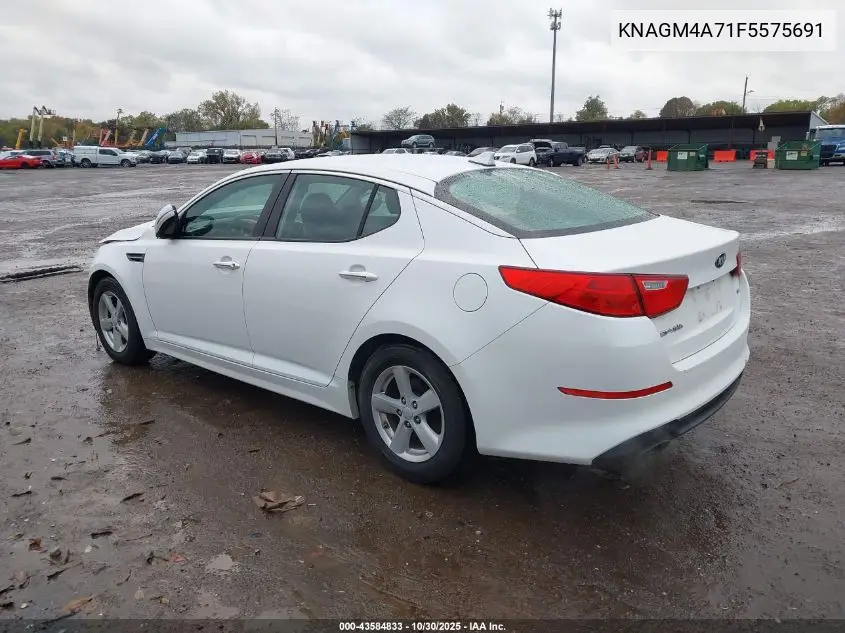 KNAGM4A71F5575691 2015 Kia Optima Lx