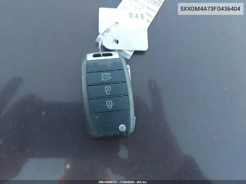 5XXGM4A73FG436404 2015 Kia Optima Lx