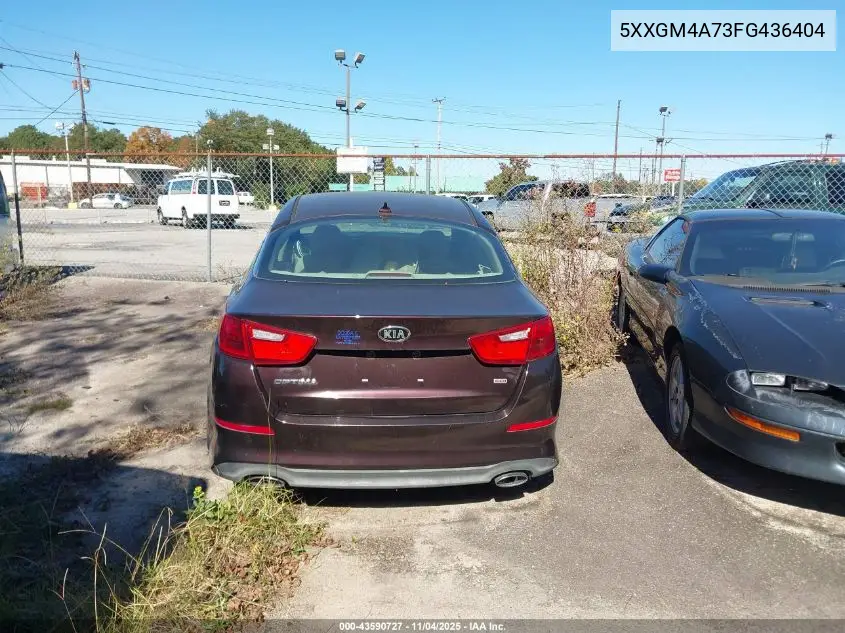 5XXGM4A73FG436404 2015 Kia Optima Lx