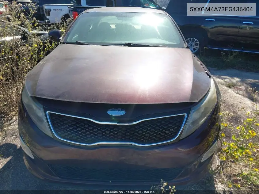 5XXGM4A73FG436404 2015 Kia Optima Lx