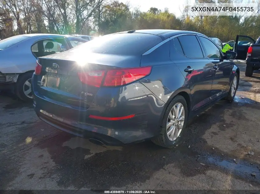 5XXGN4A74FG455735 2015 Kia Optima Ex