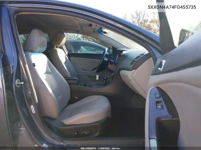 5XXGN4A74FG455735 2015 Kia Optima Ex