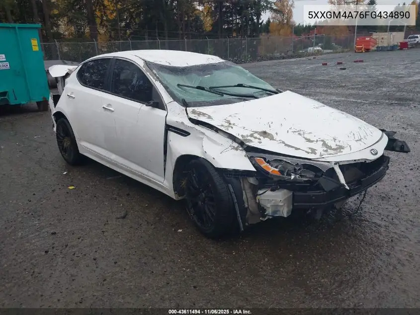 5XXGM4A76FG434890 2015 Kia Optima Lx