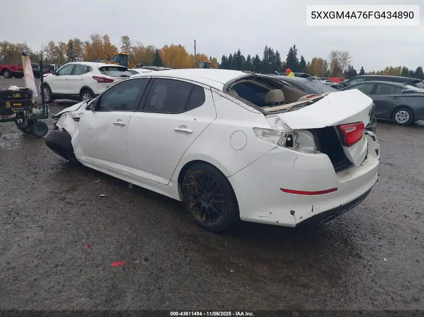 5XXGM4A76FG434890 2015 Kia Optima Lx