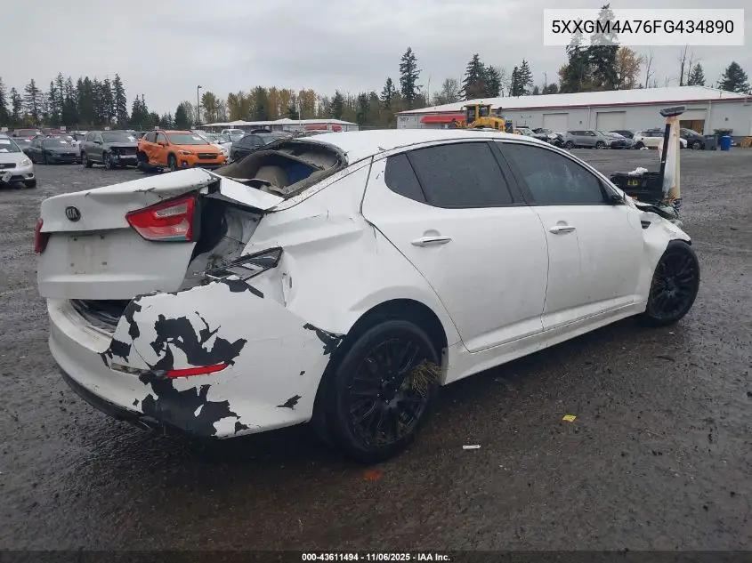 5XXGM4A76FG434890 2015 Kia Optima Lx