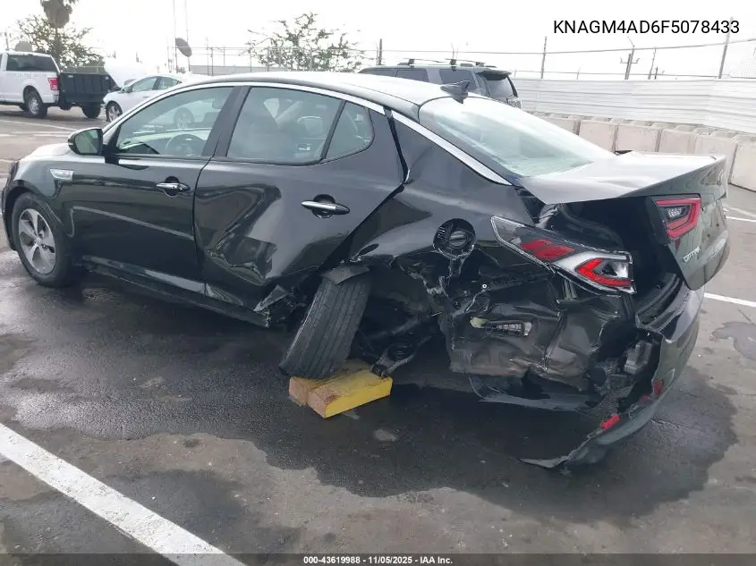 KNAGM4AD6F5078433 2015 Kia Optima Hybrid