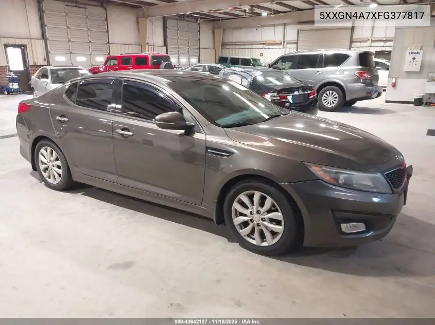 5XXGN4A7XFG377817 2015 Kia Optima Ex