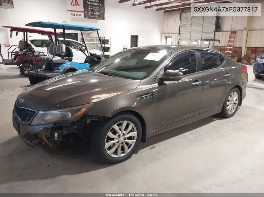 5XXGN4A7XFG377817 2015 Kia Optima Ex