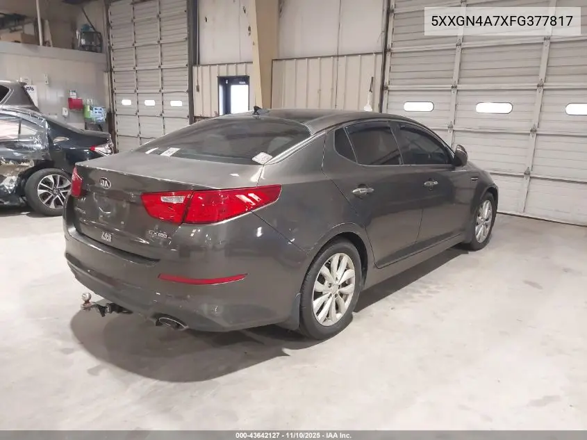 5XXGN4A7XFG377817 2015 Kia Optima Ex