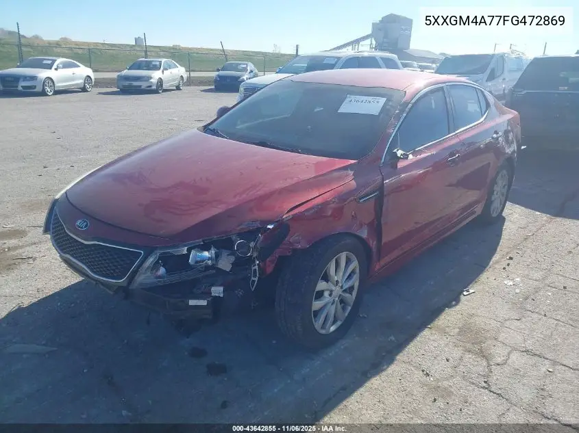 5XXGM4A77FG472869 2015 Kia Optima Lx